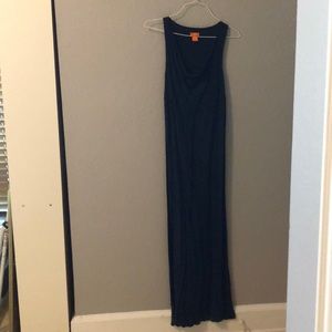Navy maxi dress